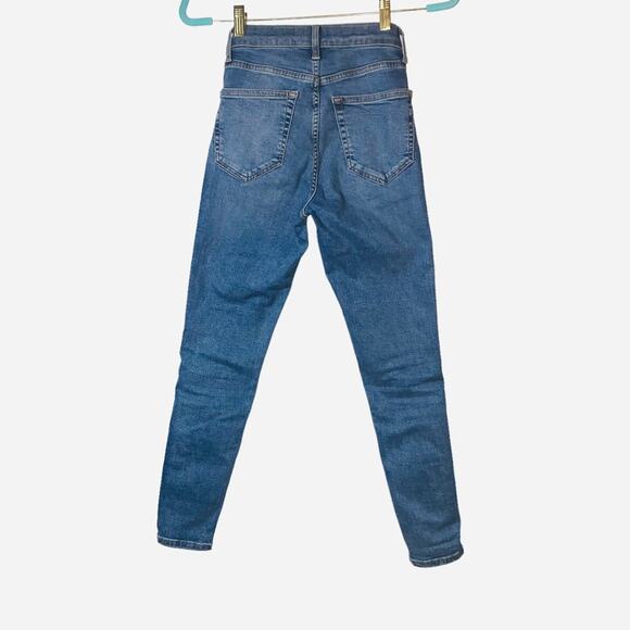 Topshop Moto Jamie high waisted side lace up jeans sz 25 - Picture 7 of 10